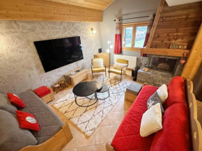 Duplex spacieux avec terrasse, piscine couverte et cheminée à Samoëns - FR-1-624-9
